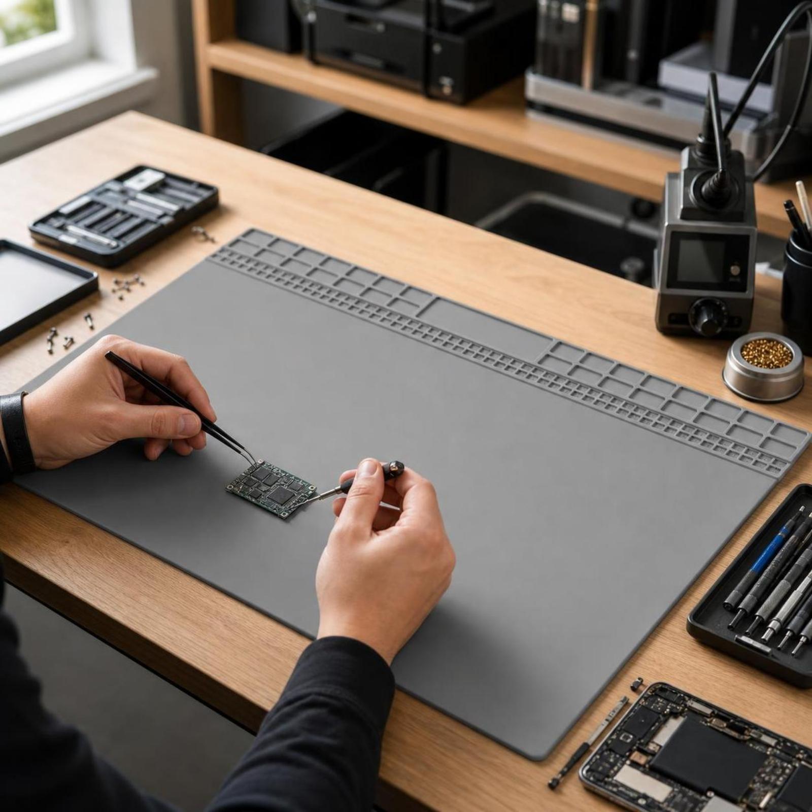 Hitzebeständige Silikonmatte f – Electronics Repair In Usa Bewertung und Preis
